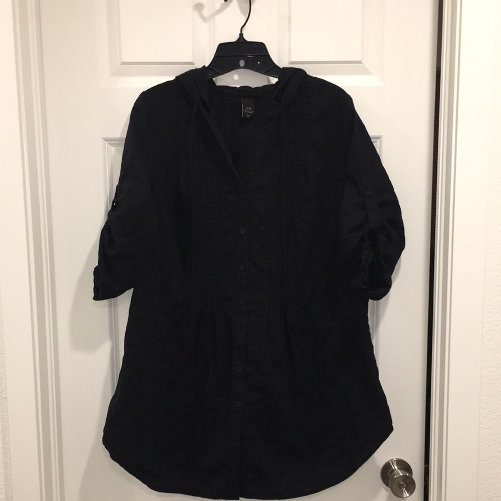 Lane Bryant button down tunic. Size 14/16.